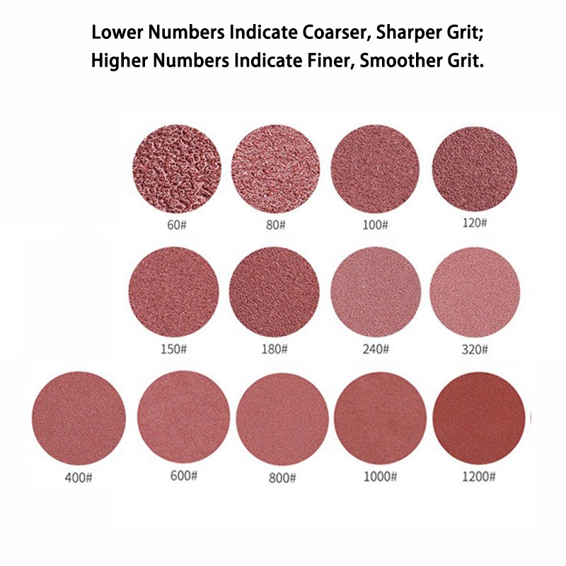 Rabbit Ear Triangular Sandpaper 4 Hole Self-Adhesive Sanding Disc 60 - 1200 Grit