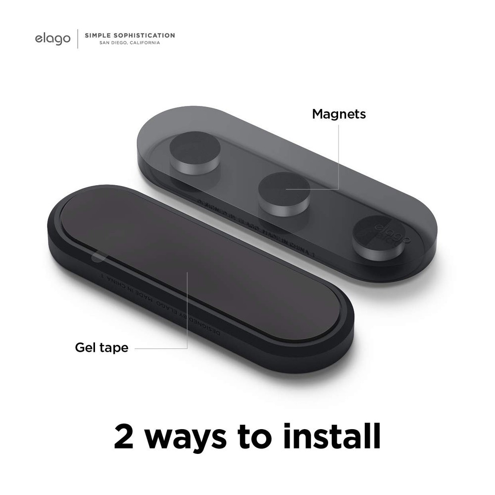 elago Magnetic Cable Management Buttons, Holder, Black