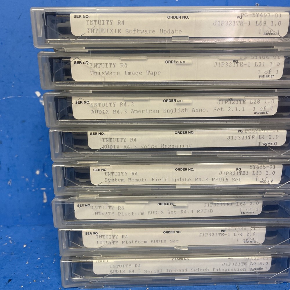 LUCENT TECHNOLOGIES 0714111797 INTUNIX+E SOFTWARE UPDATE PG-5Y497-01 " READ"
