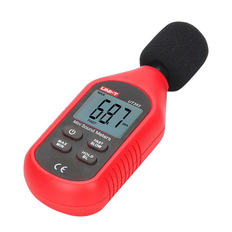 Mini Sound Level Meter Noise Tester 30-130dB Data Hold Fast & Slow Sampling