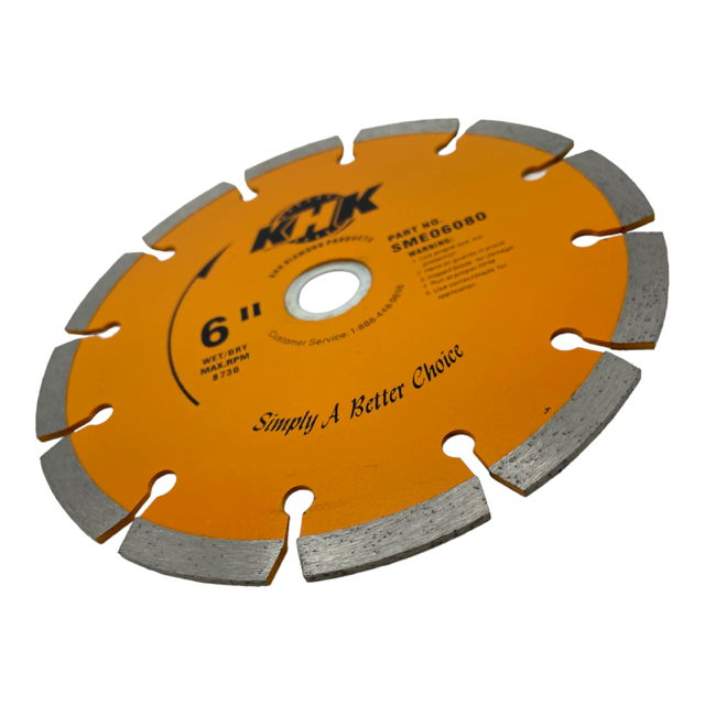 2 Pack 6" Diamond Saw Blade Segmented Cutting Concrete Bricks Stone Masonry