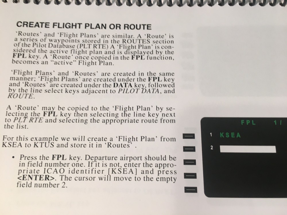 Universal Avionics UNS-1 Quick Start Guide