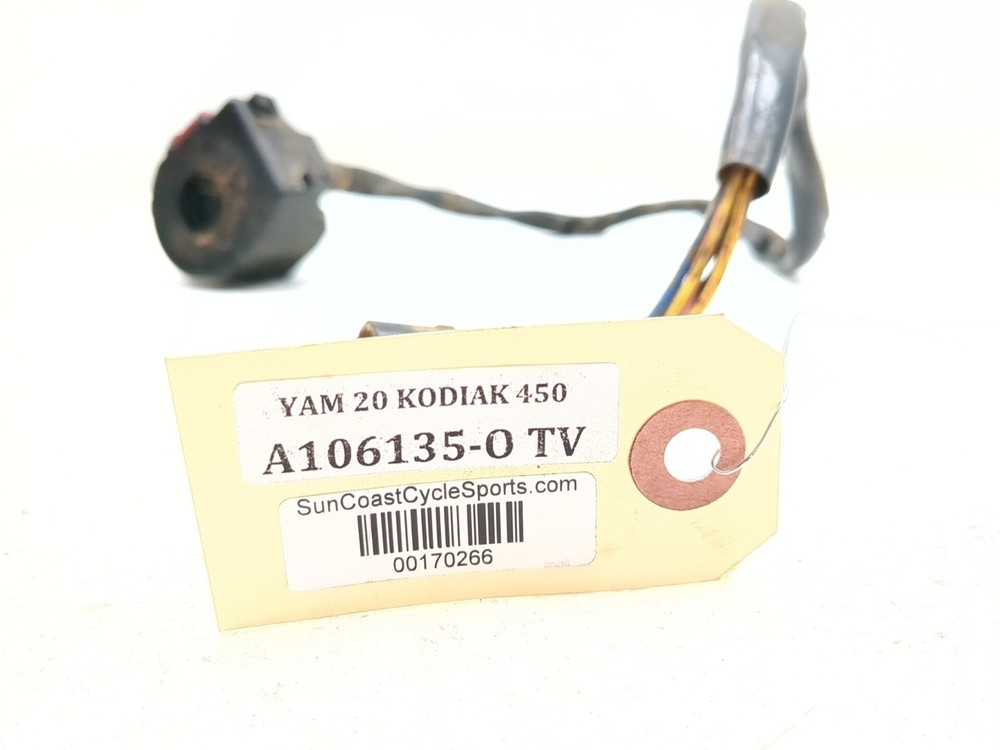 18-25 Yamaha Kodiak YFM450 Left Control Button Switch