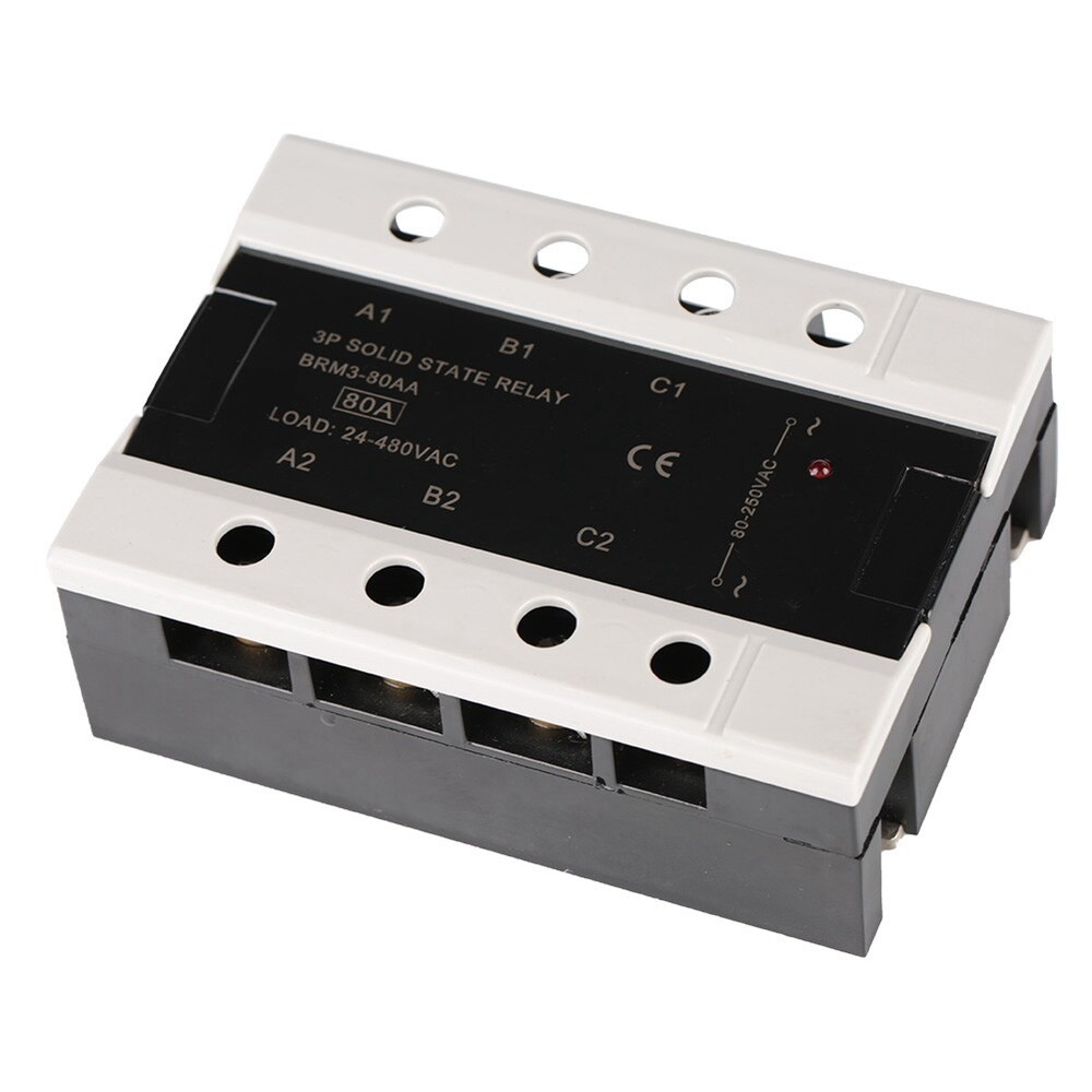 Load 24-480VAC Three Phase State Relay BRM3-80AA