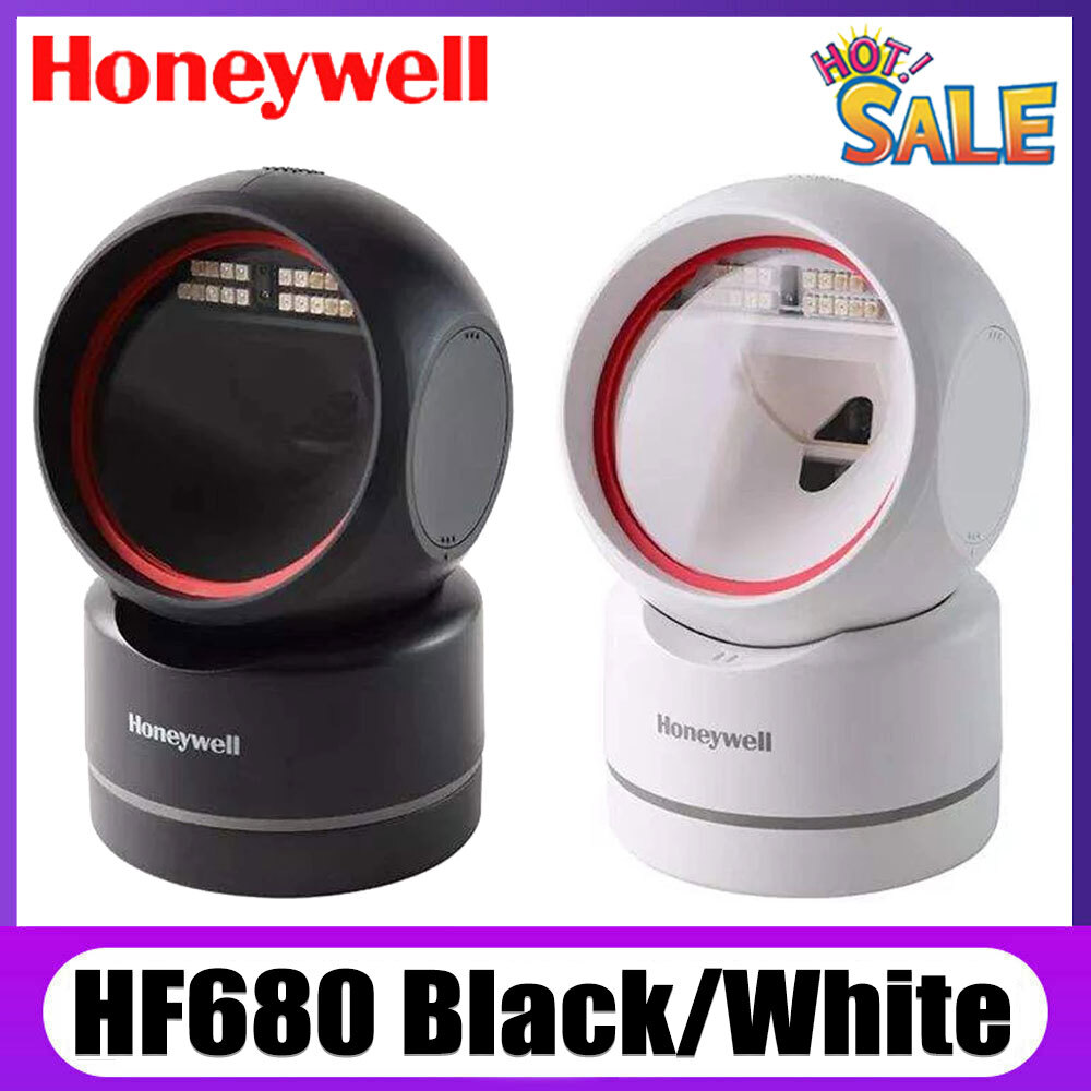 Honeywell HF680 Desktop Fixed Handfree 2D Barcode Scanner Reader With USB Cable