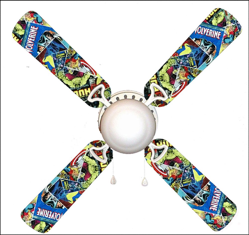 Marvel Comic Books 42" Ceiling Fan and Lamp