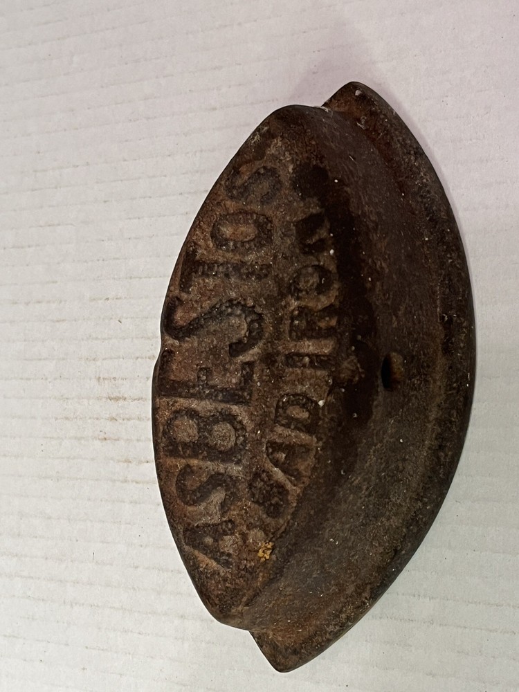 Vintage Asbestos Sad Iron