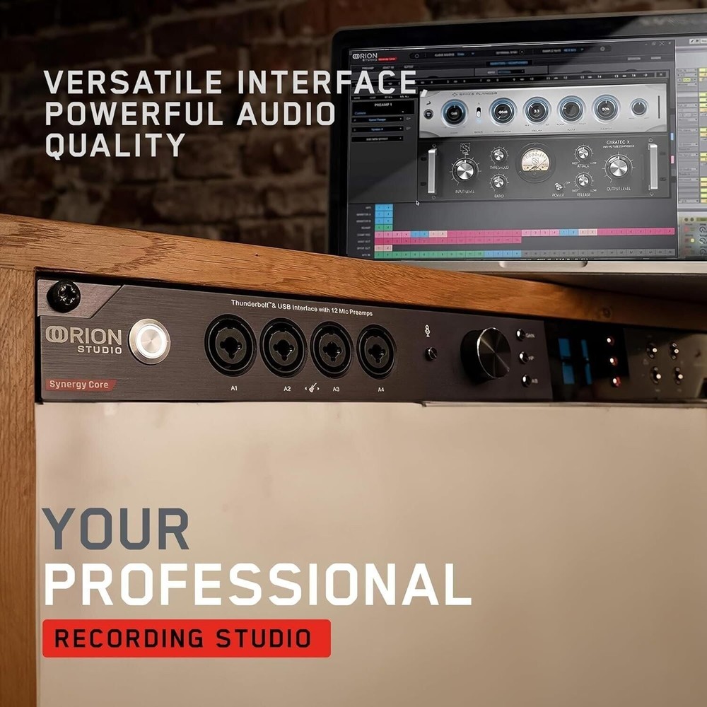 Orion Studio Synergy Core Thunderbolt 3 Interface and USB Audio Interface...