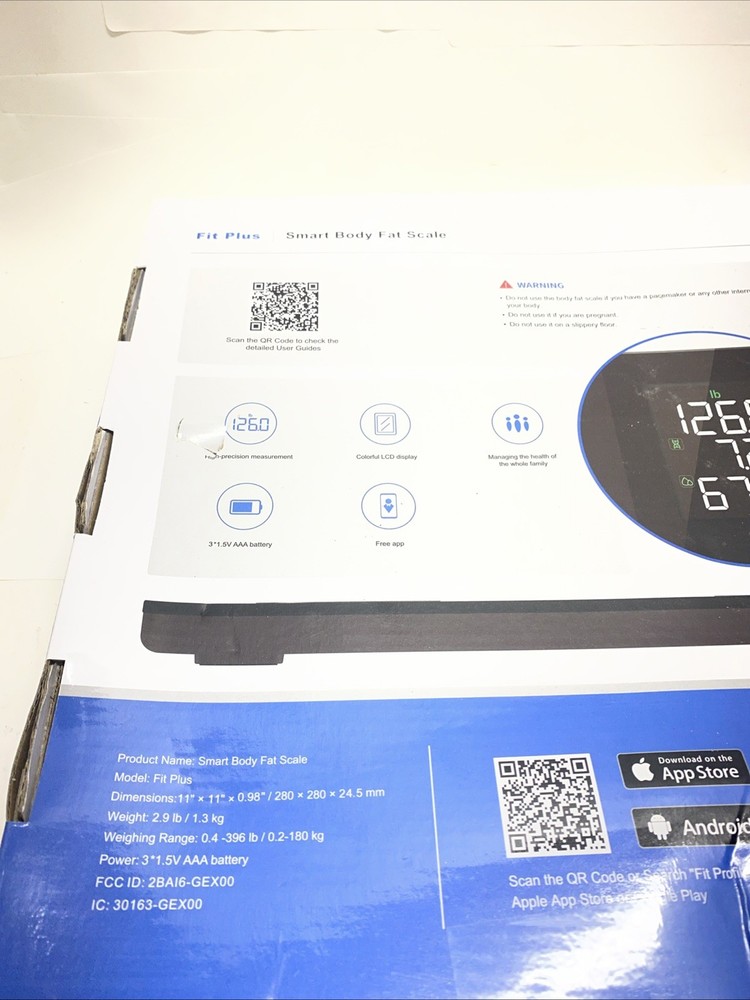 Fit Plus Smart Body Fat Scale