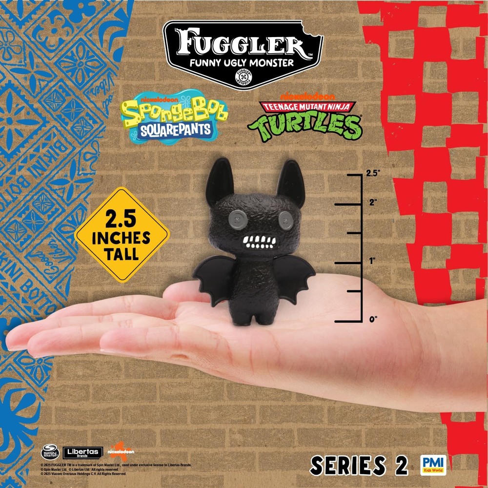 Fuggler Series 2 Collectible Figures 12-Pack Window Box | Mini, Multicolor
