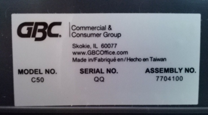 GBC CombBind C50 Punch Binder System & GBC Comb Bind Splines - Great Condition