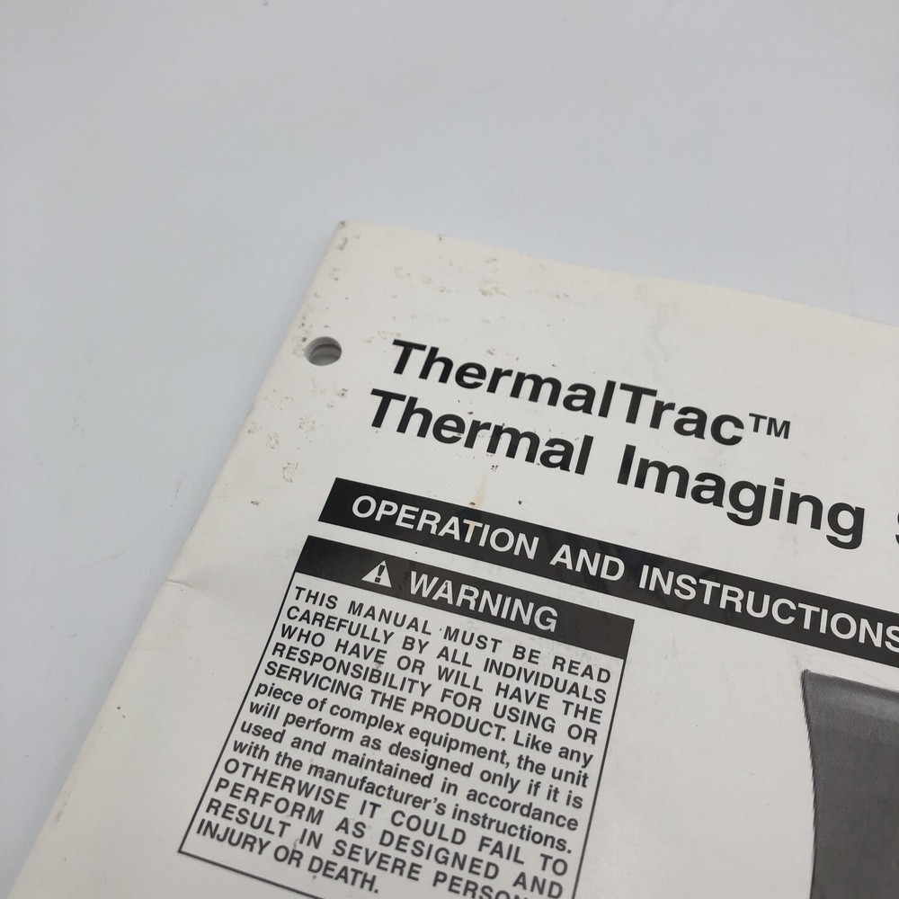 MSA Thermal Trac Thermal Imaging System Manual READ B