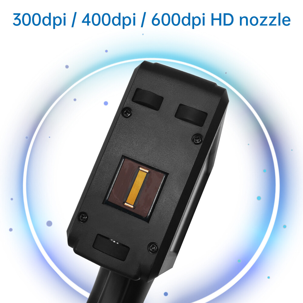 Handheld Inkjet Printer 600DPI Ink Date Time Brand QR Code Barcode Logo Machine