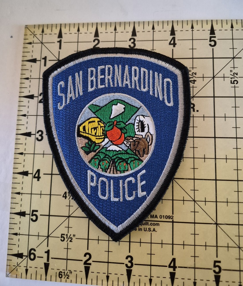 San Bernardino County CA Police Patch