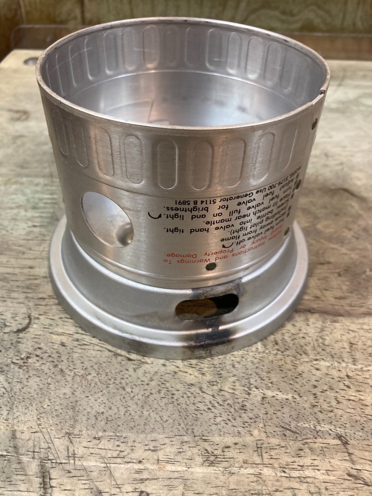 Coleman 5179 Propane Yard Light - Collar Globe Rest - Surface Rust