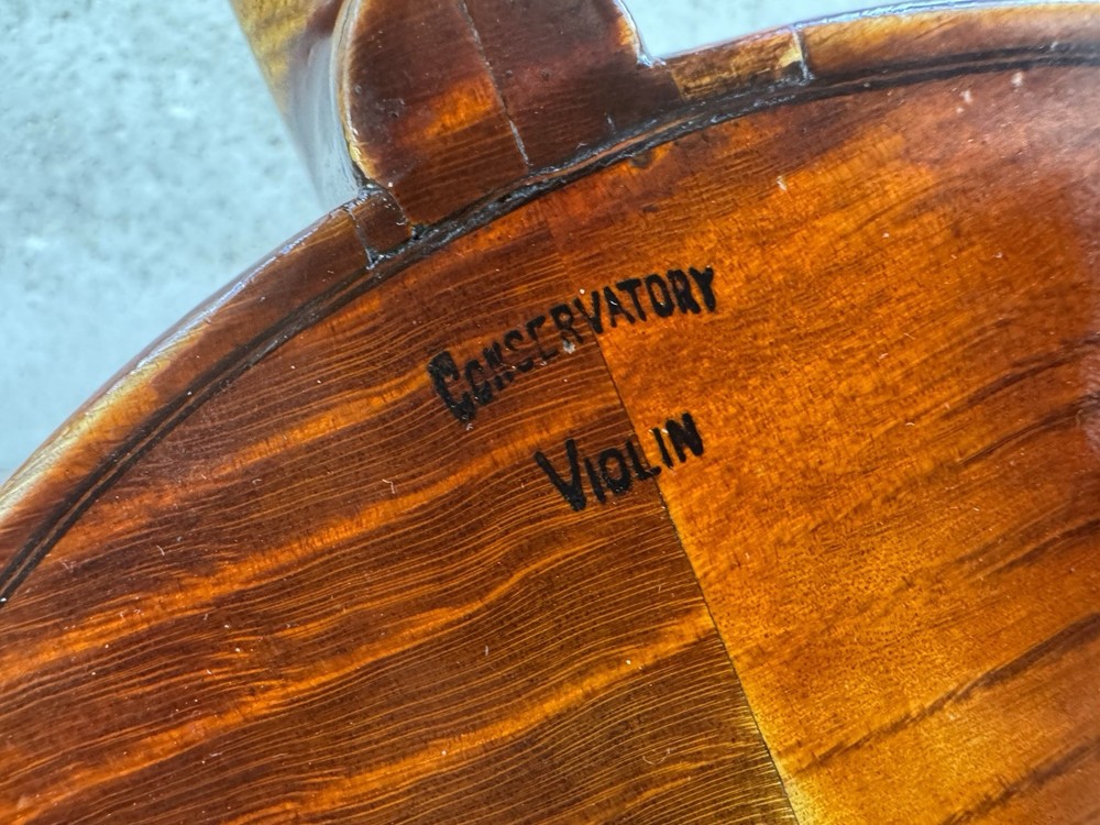 German Stradivarius Copy Violin With Case