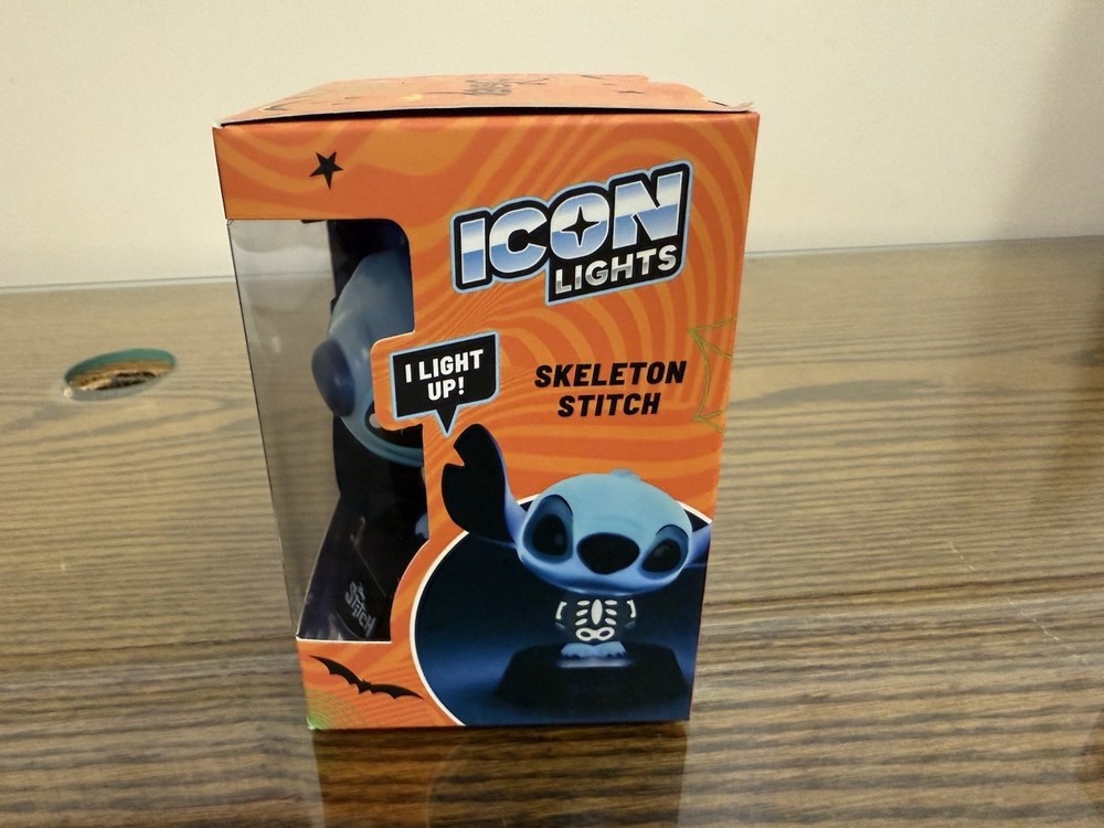 👻🎃Paladone Disney Skeleton Stitch Icon Light Halloween BNWT 👻🎃