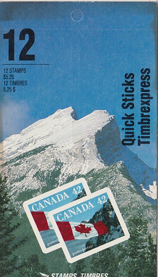 Canada, 1992 Booklet 141 Quick Stick
