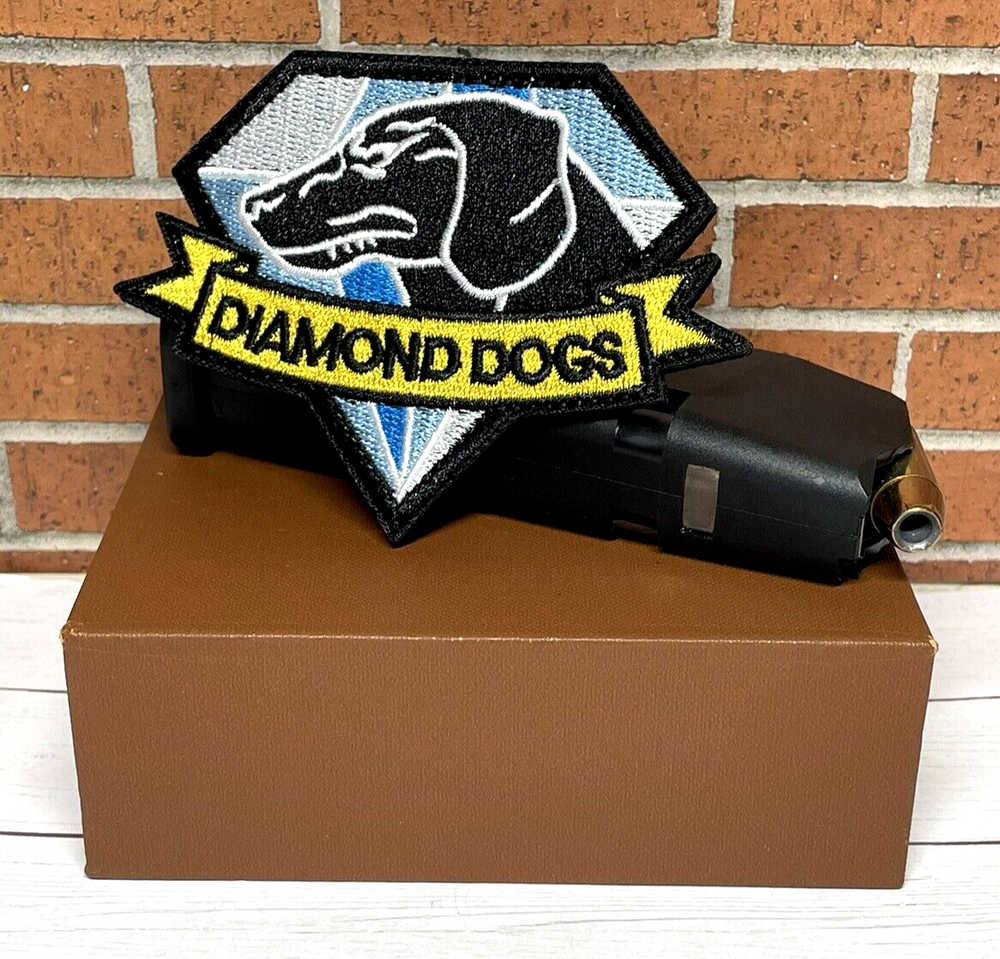 Metal Gear Solid Diamond Dogs Blue Tactical Patch, Fox Hound Diamond Dogs Patch