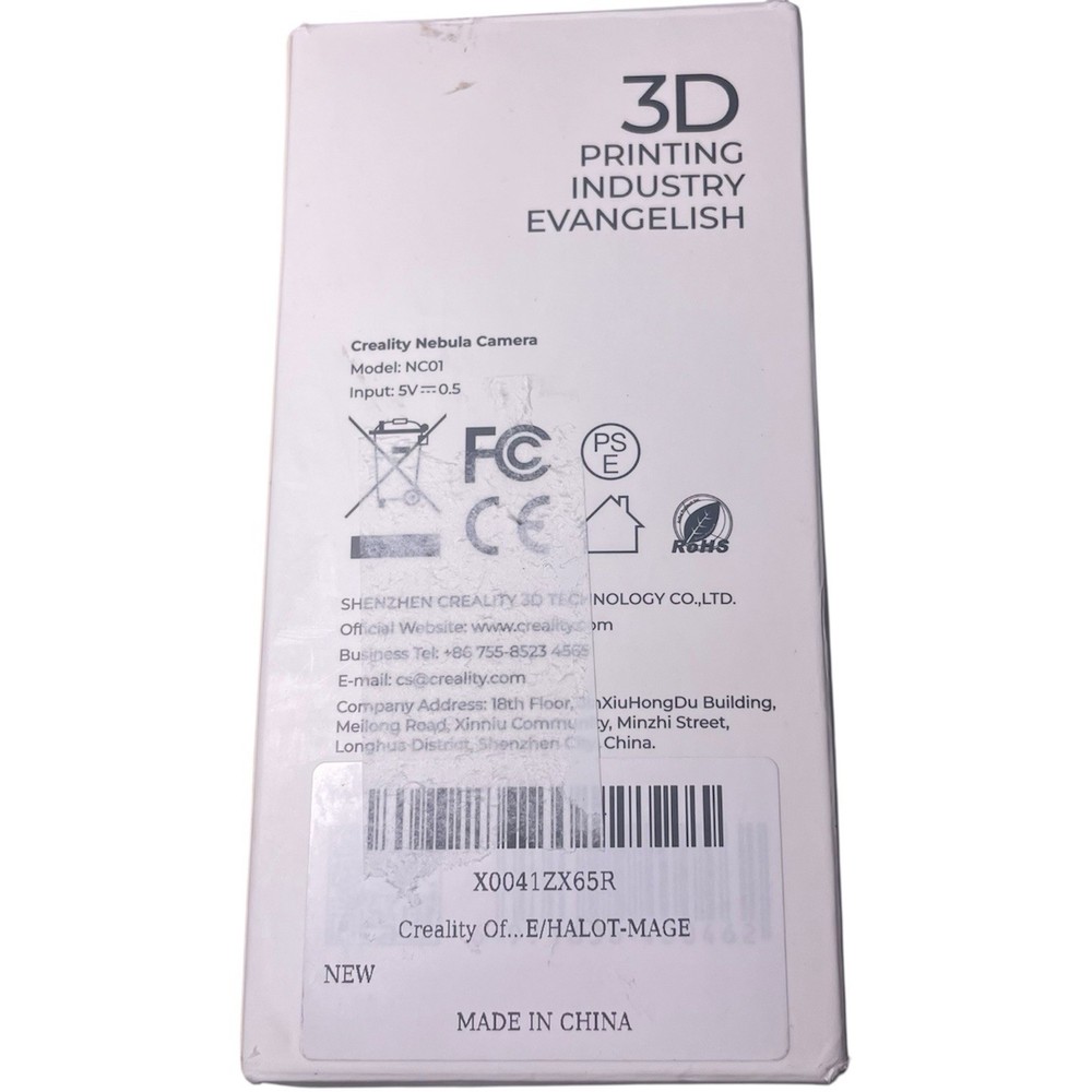 Creality Official Nebula Camera, 3D Printer Camera Night Vision Function - New!