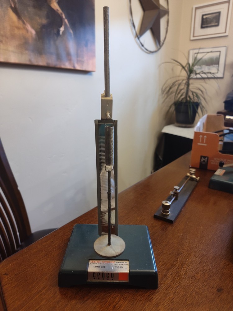 Cenco Hooke's Law Apparatus, Untested