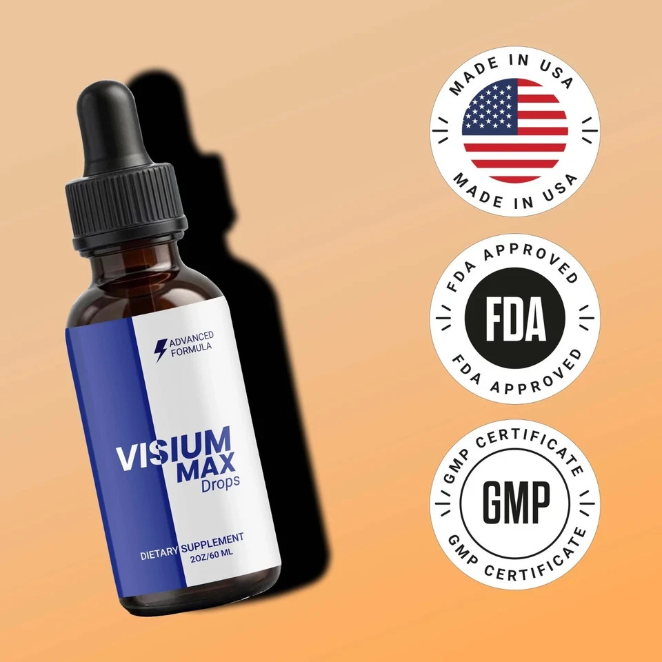 Visium Max Liquid Drops, Extra Strength VisiumMax, All Natural Formula (5 pack)