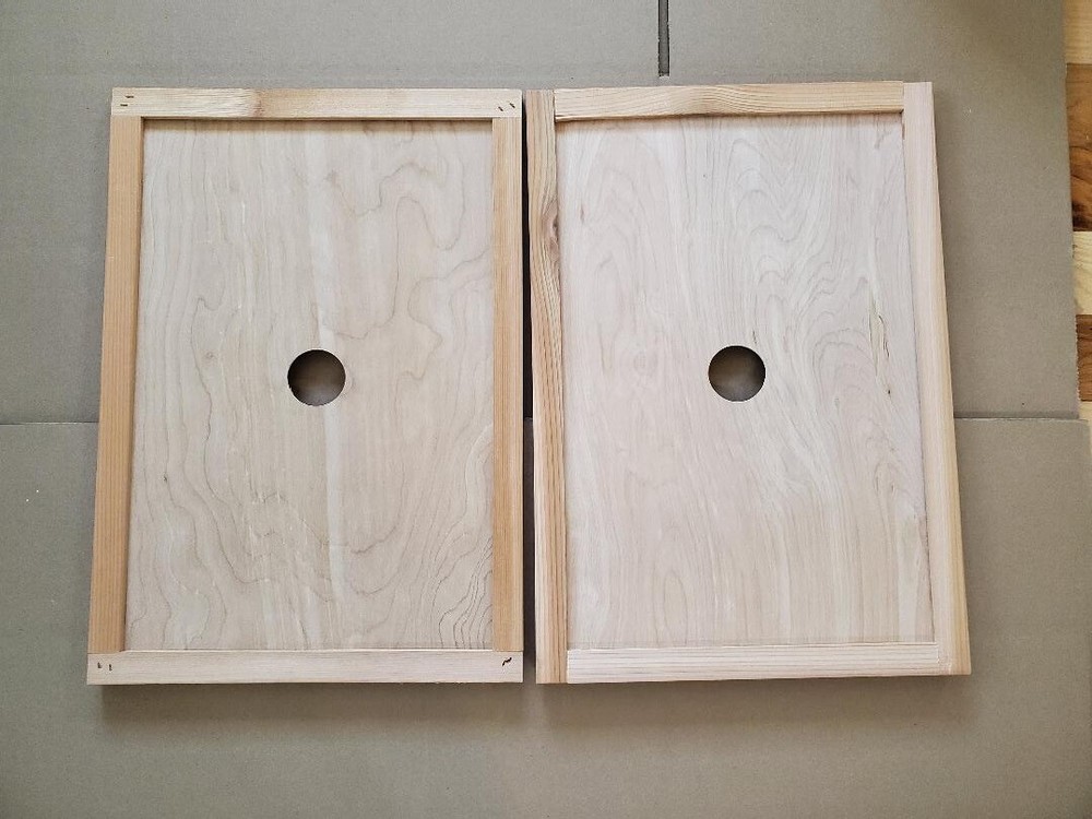2 Cedar Bee Hive Screened Bottom Boards and 2 Inner covers--Langstroth 8 Frame