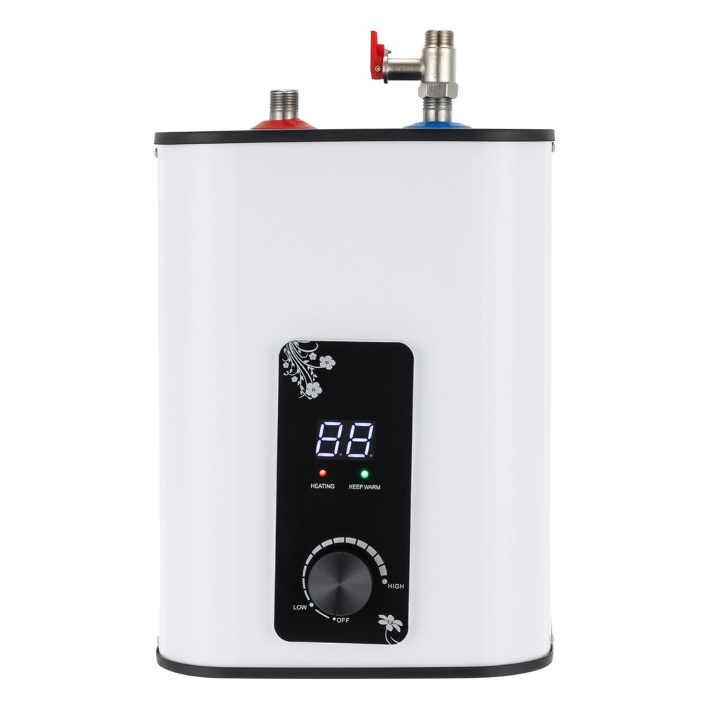 8L Rectangle Electric Mini Tank Water Heater Instant Hot Water Heater 110V 1500W
