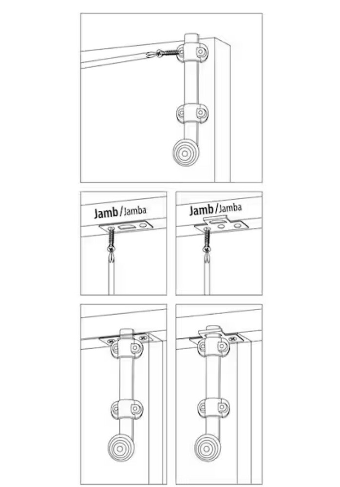 Everbilt 6in Decorative Surface Bolt Satin Nickel