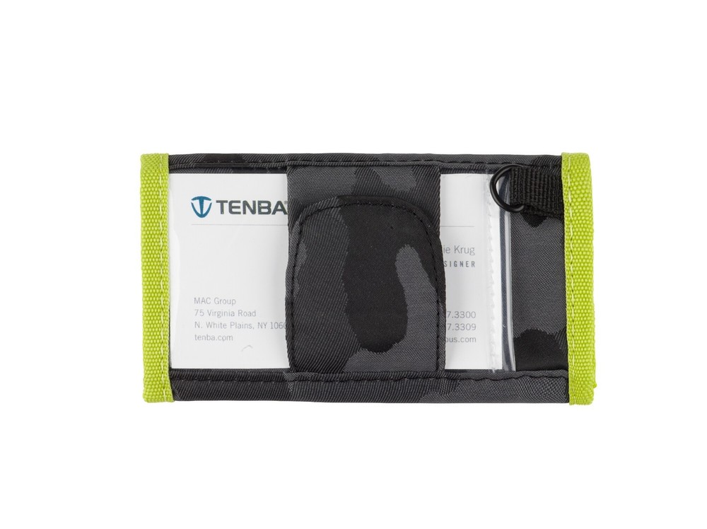 Tenba Tools Reload CF 6 - Black Camo/Lime- CF Memory Card Wallet