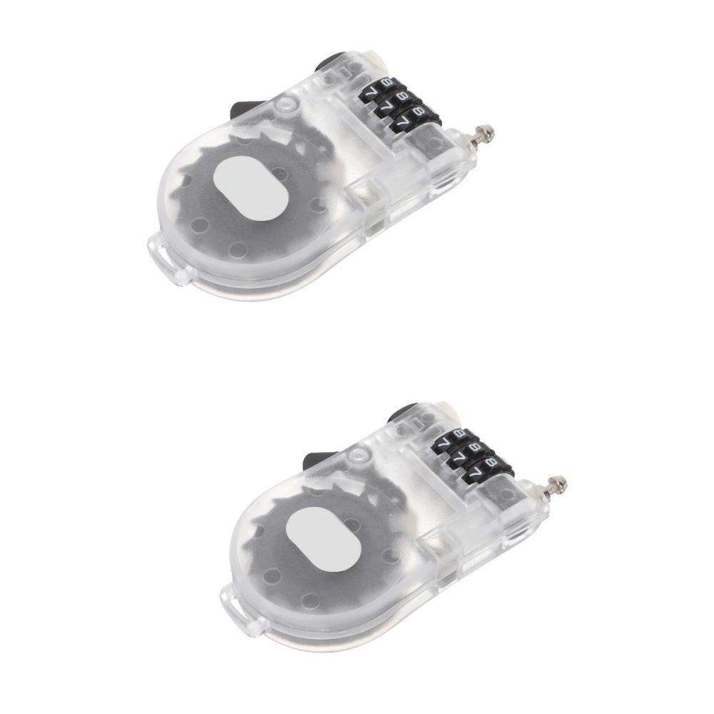2 Count Anti-theft Board Lock Combination for Snowboard Ski Cable