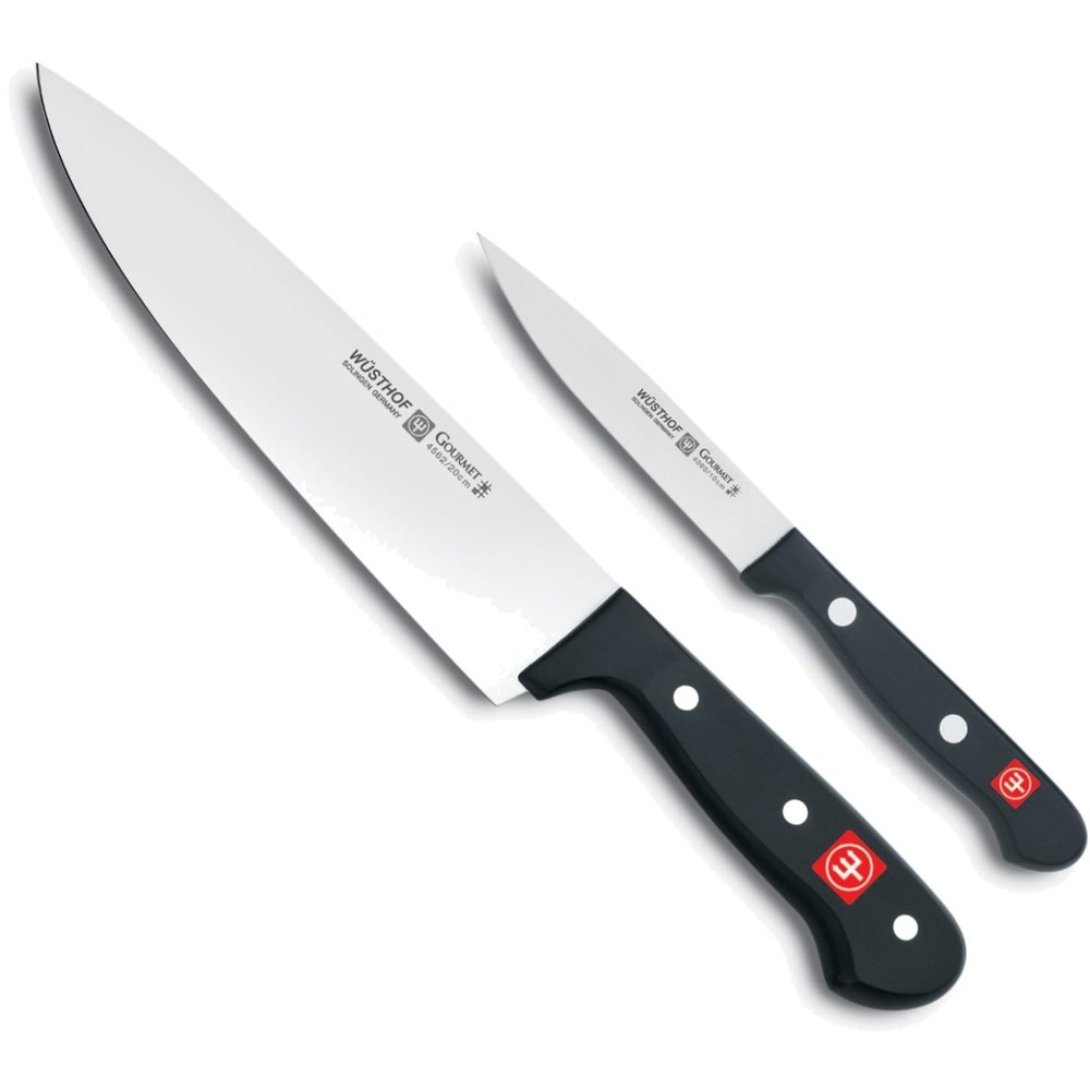 Gourmet 2-Piece Chef's Knife Set,Black