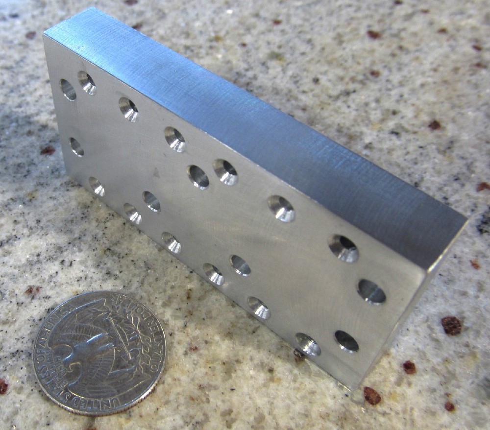 Telecaster Vintage/Modern Bridge String Hole Drilling Guide USA Luthier Made
