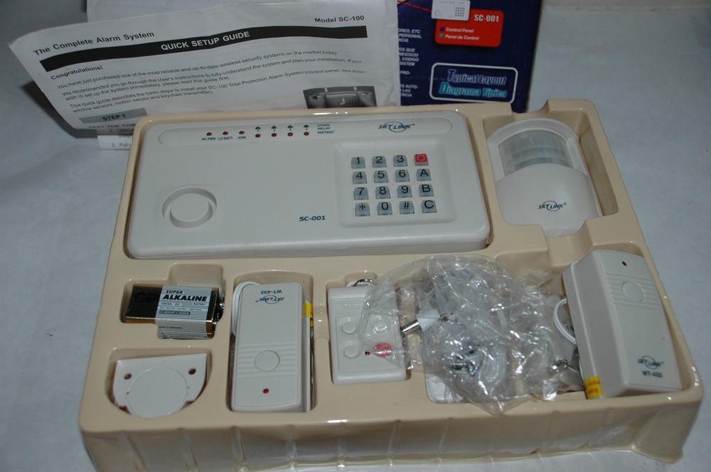 Skylink Wireless Alarm SC-100 Sensor's Remote Panel NOS (A4)