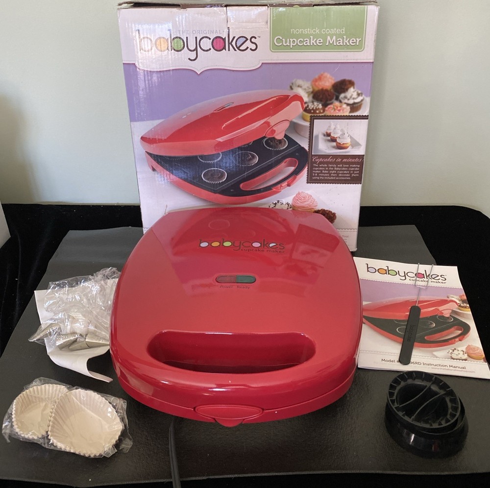 Baby cakes Nonstick Coated Cupcake Maker Red @81