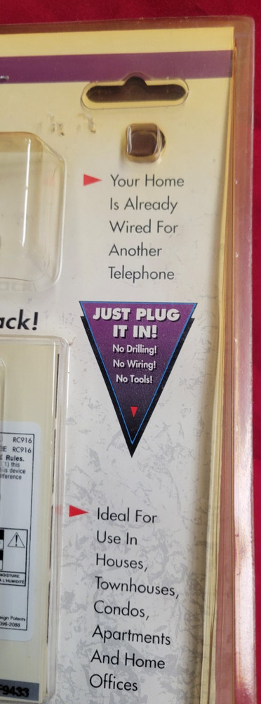RCA Wireless Phone Jack System Instant Phone jack NOS
