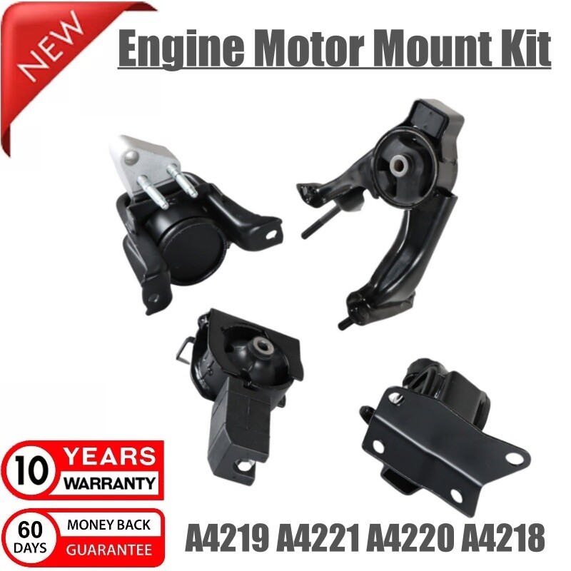 4PCS Fits for Toyota Corolla 1.8L 2003-2008 Engine Motor Mount Automatic Trans A