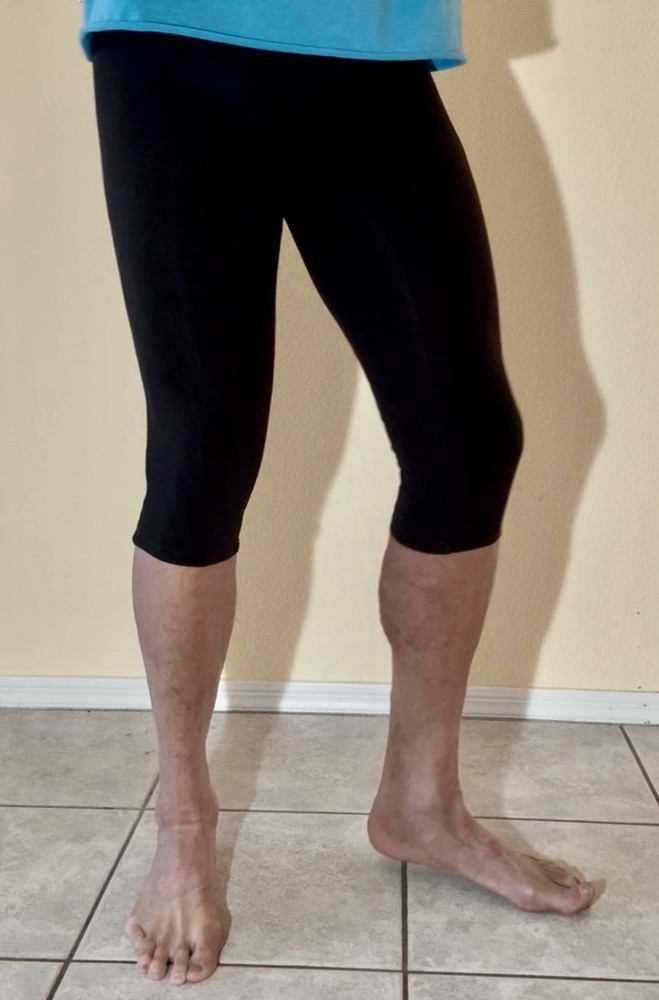 Cotton Spandex Tights 3/4 Legs Medium / Large - Soft, Super-Thin & Stretchy!