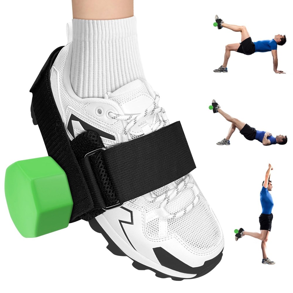 Dumbbell Foot Attachment- Adjustable Ankle Weights Strap for Leg Workouts, Ho...