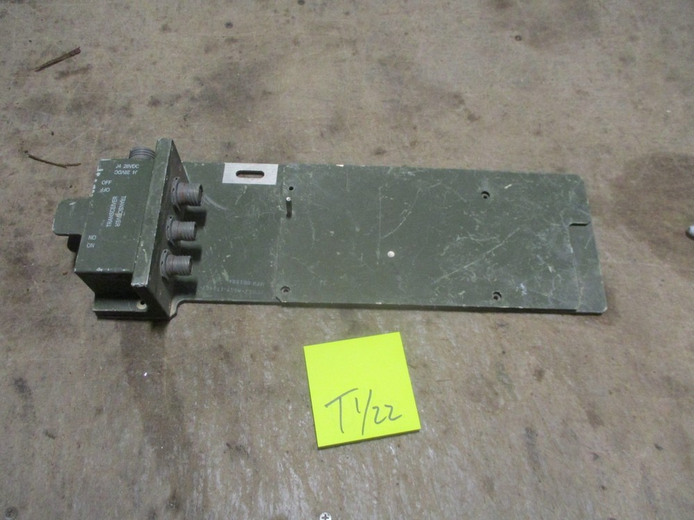 Used Aluminum Plate w/Transciever Switch, for SINCGARS/BFT HMMWV