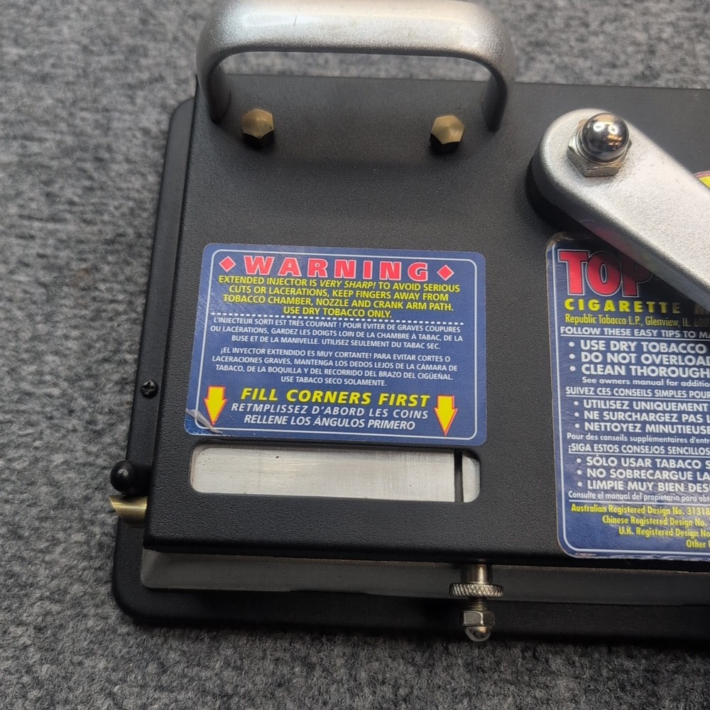 Top-O-Matic Cigarette Making Machine - Pre-owned