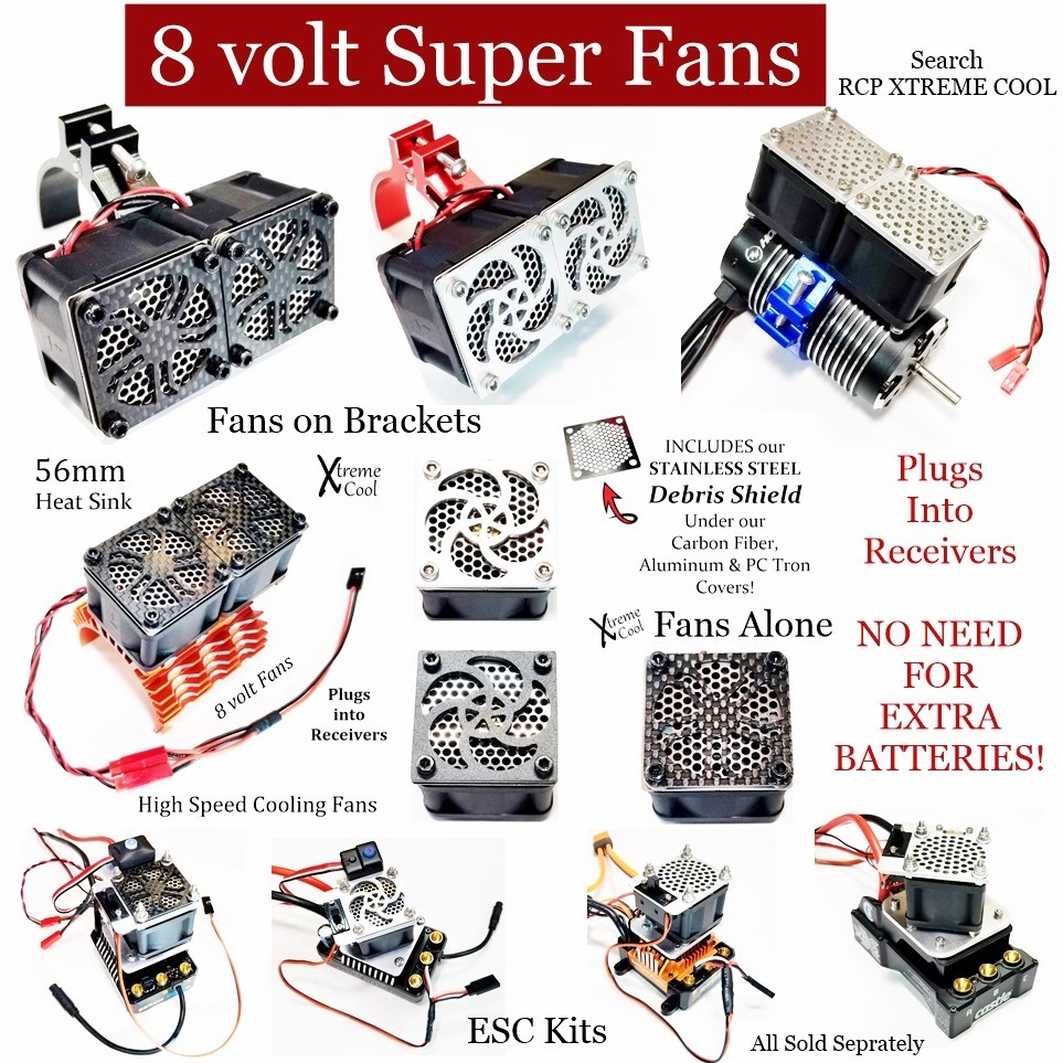 RCP Xtreme Cool Hobbywing Max 8 Ultimate Accessory Switch Plate System