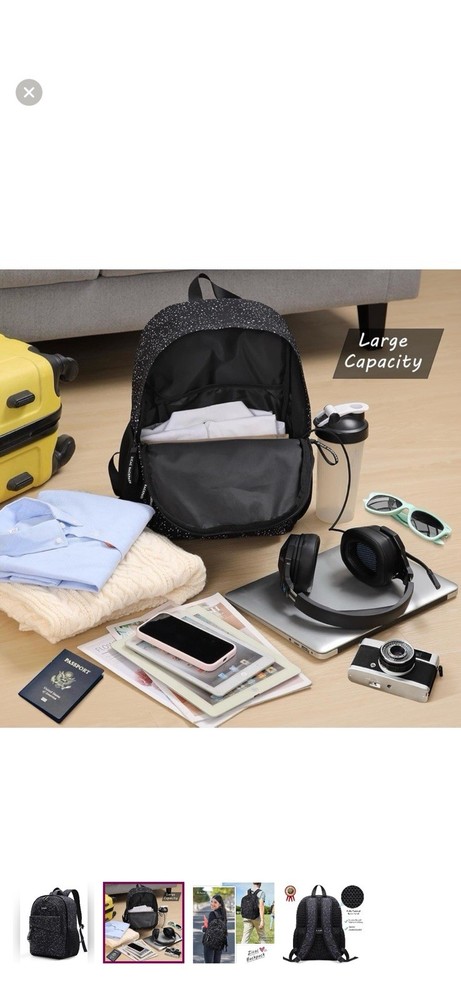 Black Large Backpack