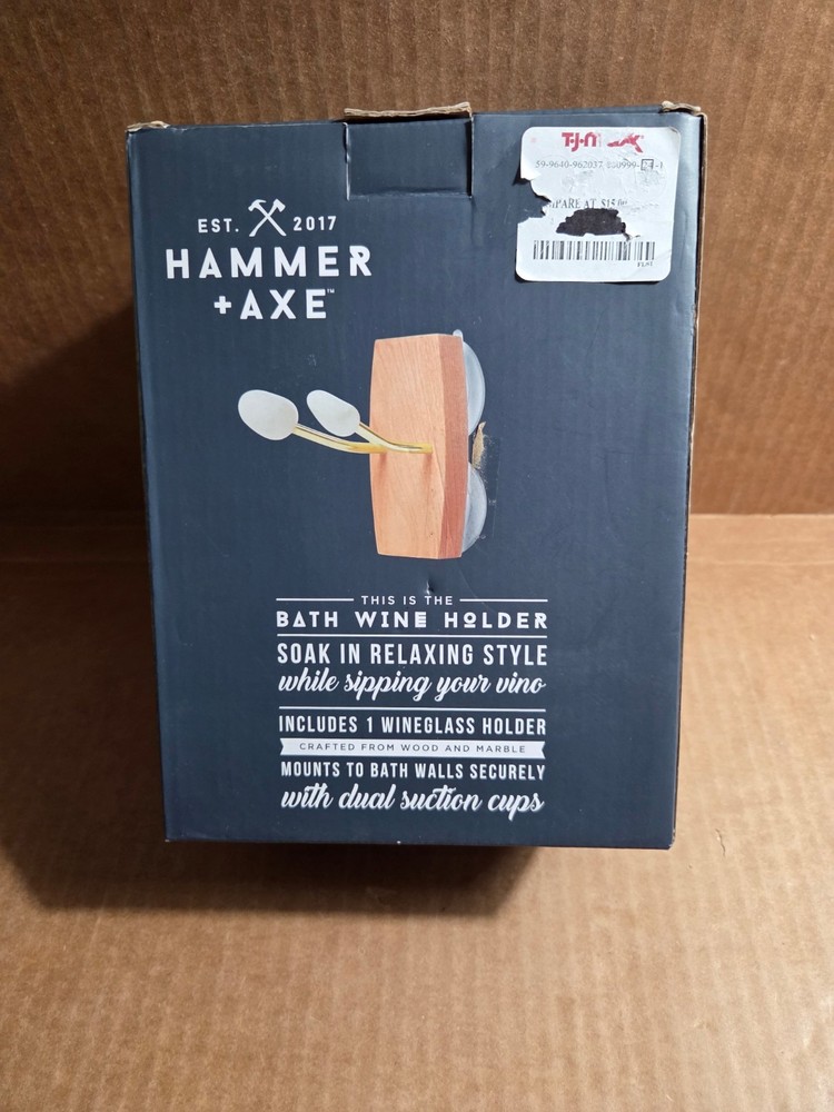 Wine Holder Bath Hammer + Axe