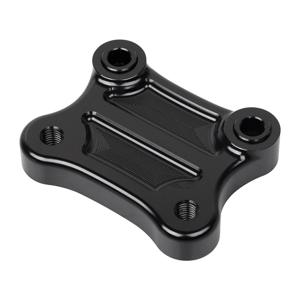 Black Aluminum Pull Plate Bracket For Harley Electra Glide Electra Glide CVO