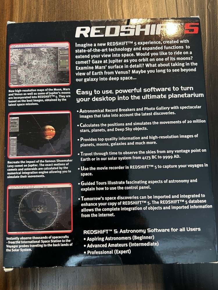 Redshift 5 The Ultimate Planetarium Software
