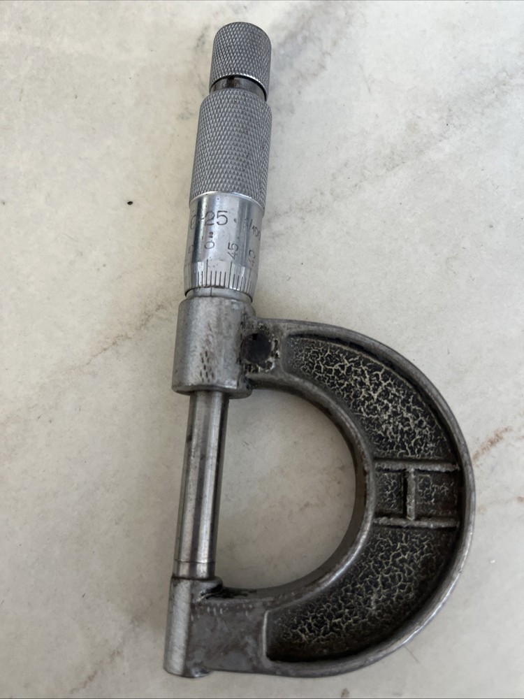 GERMAN LEITZ HOMMEL WERKE MICROMETER CALIPER 0-25