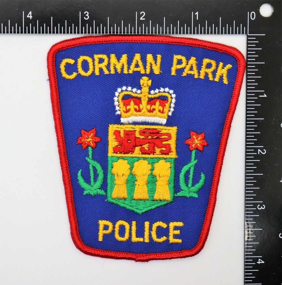 CORMAN PARK CANADA POLICE PATCH Vintage Original