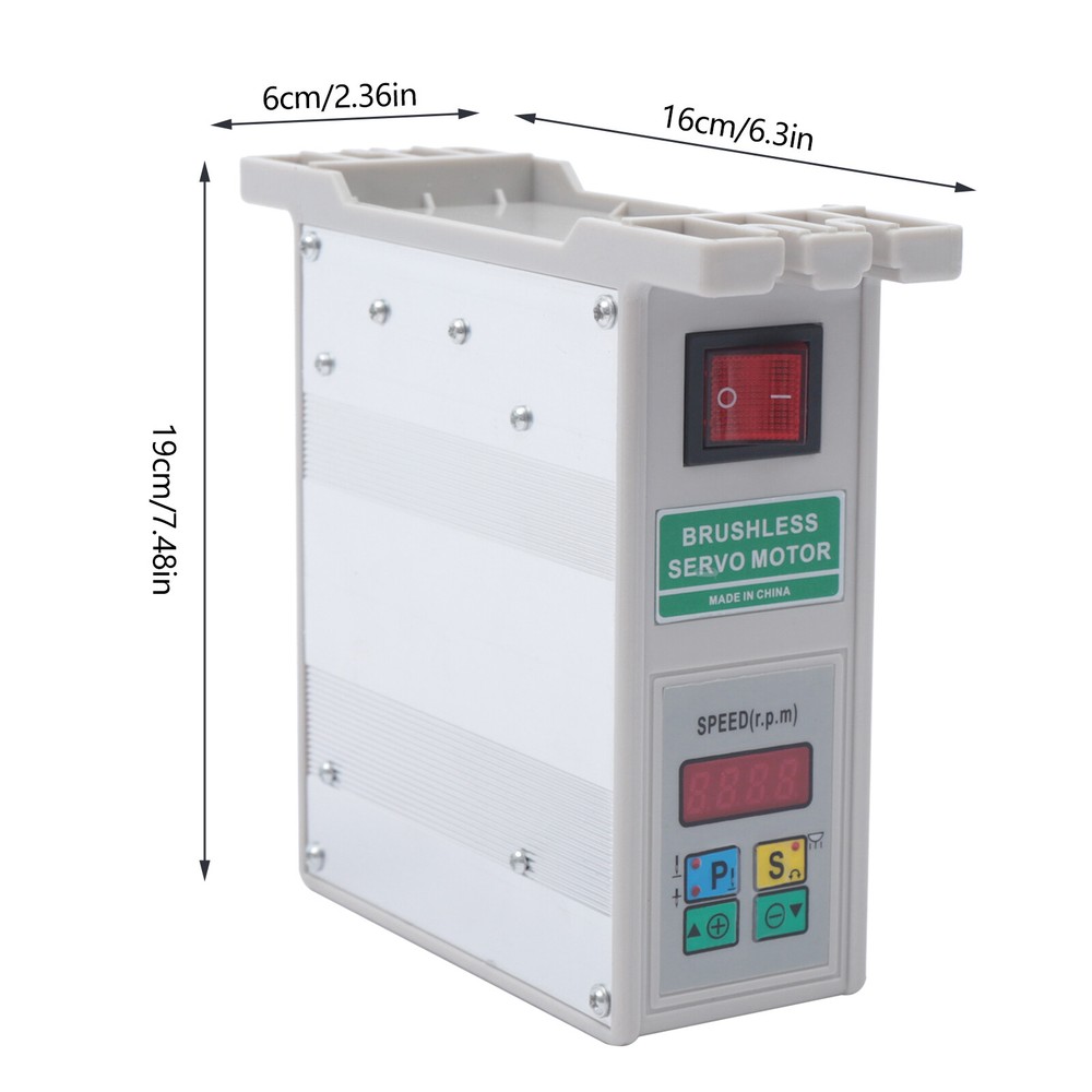 Brushless Sewing Machine Servo Motor 600W Energy Saving