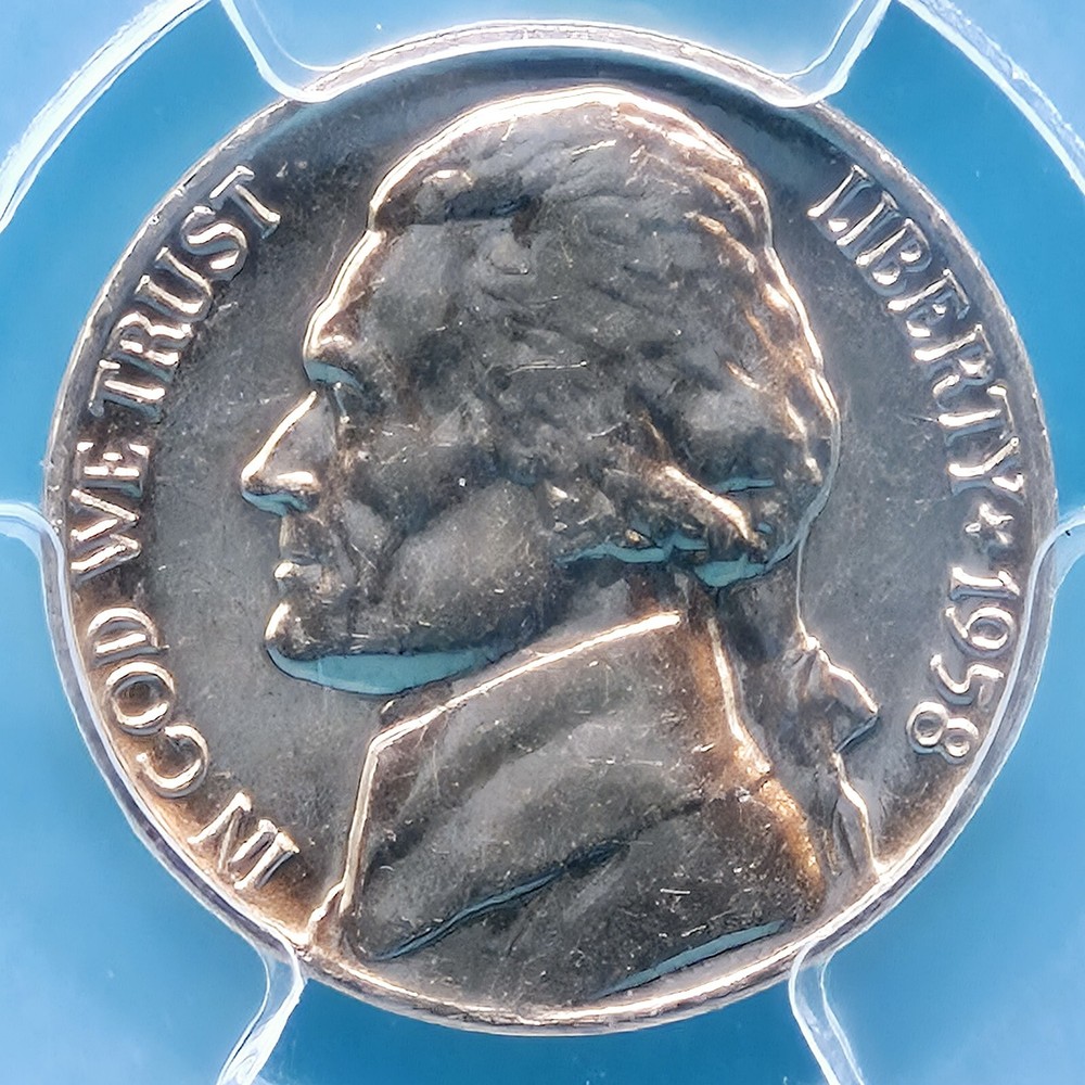 1958 Jefferson Nickel PCGS MS 64
